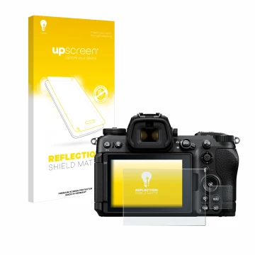 Front side of a product packaging with the brand logo upscreen. Next to it is the device Nikon Z6 III shown with the correspon