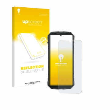 Front side of a product packaging with the brand logo upscreen. Next to it is the device Doogee S Punk shown with the correspo