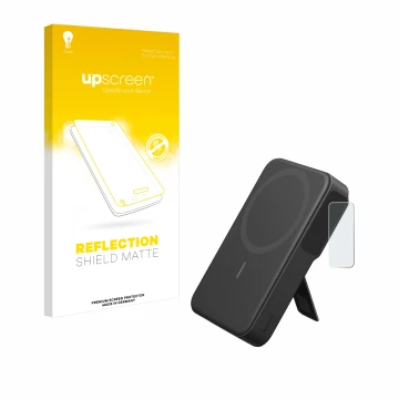 Front side of a product packaging with the brand logo upscreen. Next to it is the device Anker MagGo shown with the correspond