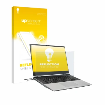 Front side of a product packaging with the brand logo upscreen. Next to it is the device Framework Laptop 16 shown with the co