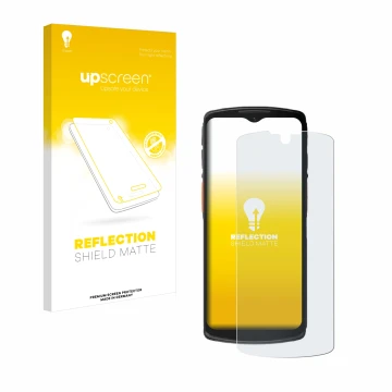 Front side of a product packaging with the brand logo upscreen. Next to it is the device Urovo DT66 shown with the correspondi