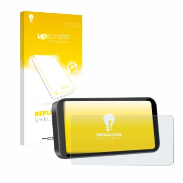 Front side of a product packaging with the brand logo upscreen. Next to it is the device Carpuride W603 6.3