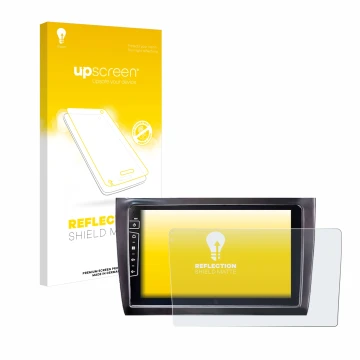 Front side of a product packaging with the brand logo upscreen. Next to it is the device Dynavin D9-DF56 9