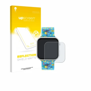 Front side of a product packaging with the brand logo upscreen. Next to it is the device Disney Stitch LAS4038 shown with the 