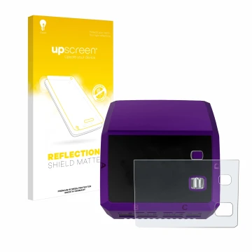 Front side of a product packaging with the brand logo upscreen. Next to it is the device SkyRc Q200 neo shown with the corresp