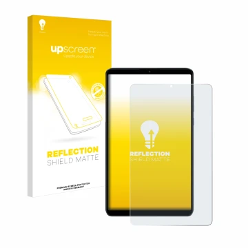 Front side of a product packaging with the brand logo upscreen. Next to it is the device Xiaomi Redmi Pad SE 8.7 4G shown with