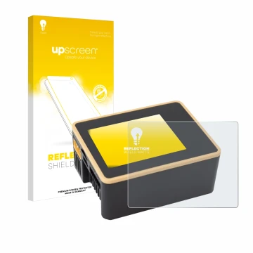 Front side of a product packaging with the brand logo upscreen. Next to it is the device Junsi iCharger X6 shown with the corr