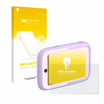 Front side of a product packaging with the brand logo upscreen. Next to it is the device Myfirst Camera 50 shown with the corr