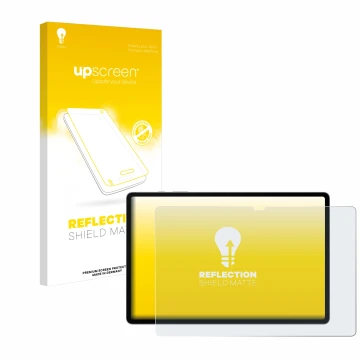 Front side of a product packaging with the brand logo upscreen. Next to it is the device Samsung Galaxy Tab S10 Plus 5G shown 