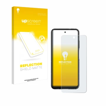 Front side of a product packaging with the brand logo upscreen. Next to it is the device HMD Fusion shown with the correspondi