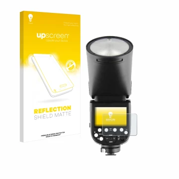 Front side of a product packaging with the brand logo upscreen. Next to it is the device Godox TT685 II shown with the corresp