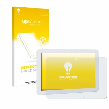 Front side of a product packaging with the brand logo upscreen. Next to it is the device Amazon Echo Hub 8