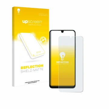 Front side of a product packaging with the brand logo upscreen. Next to it is the device Xiaomi Poco C75 shown with the corres