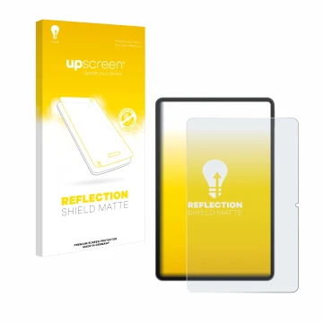 Front side of a product packaging with the brand logo upscreen. Next to it is the device Redmagic Nova Gaming-Tablet 10,9