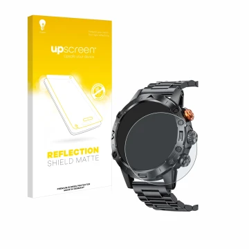 Front side of a product packaging with the brand logo upscreen. Next to it is the device DekeFit MT43PRO 1.53