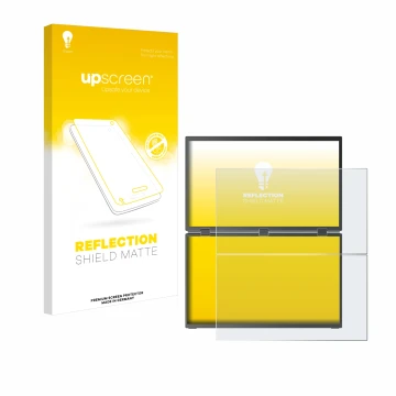 Front side of a product packaging with the brand logo upscreen. Next to it is the device Uperfect UStation Delta Max 18.5