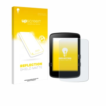 Front side of a product packaging with the brand logo upscreen. Next to it is the device Bryton Rider 17 shown with the corres
