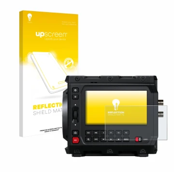 Front side of a product packaging with the brand logo upscreen. Next to it is the device Blackmagic Design Pyxis 6K 4
