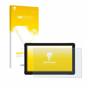 Front side of a product packaging with the brand logo upscreen. Next to it is the device Woibugee Motorrad Carplay 7