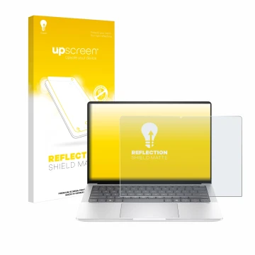 Front side of a product packaging with the brand logo upscreen. Next to it is the device HP EliteBook X G1a 14