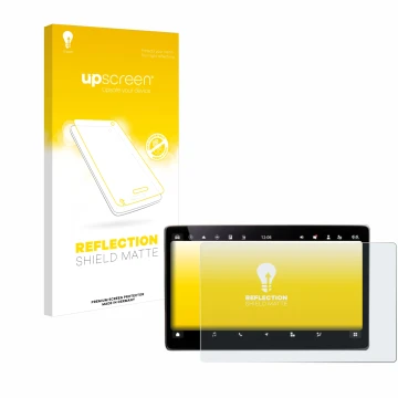 Front side of a product packaging with the brand logo upscreen. Next to it is the device Skoda Kodiaq Selection 13