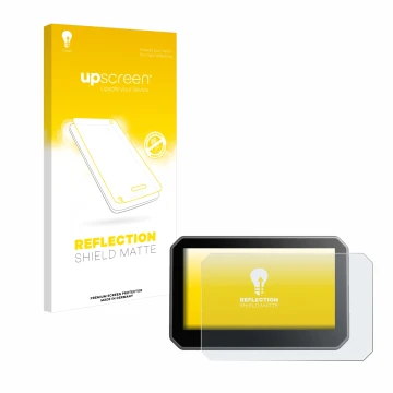 Front side of a product packaging with the brand logo upscreen. Next to it is the device Elegoo Centauri Carbon 4,3