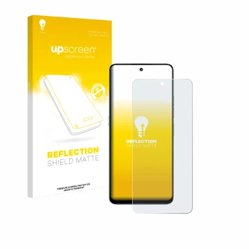 Front side of a product packaging with the brand logo upscreen. Next to it is the device Umidigi Note 100 5G shown with the co