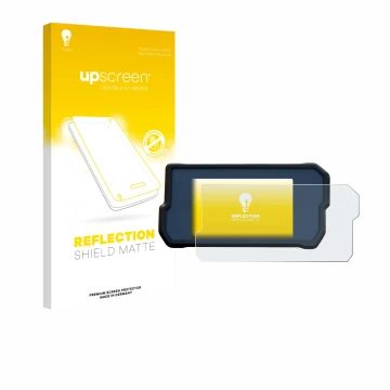 Front side of a product packaging with the brand logo upscreen. Next to it is the device KTM 390 / 890 Adventure 2020+ shown w