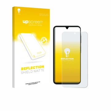 Front side of a product packaging with the brand logo upscreen. Next to it is the device Samsung Galaxy A26 5G Enterprise Edit