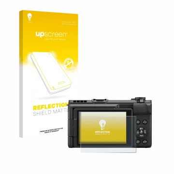 Front side of a product packaging with the brand logo upscreen. Next to it is the device Canon PowerShot V1 shown with the cor