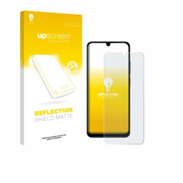 Front side of a product packaging with the brand logo upscreen. Next to it is the device Xiaomi Redmi A5 shown with the corres