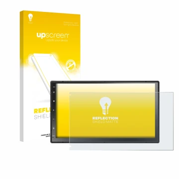 Front side of a product packaging with the brand logo upscreen. Next to it is the device Atoto A5LG2B7T 7