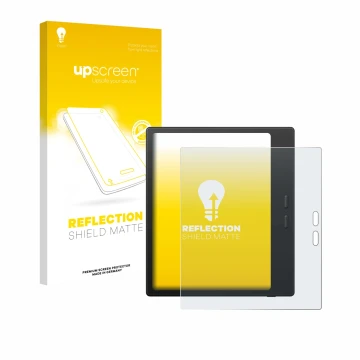 Front side of a product packaging with the brand logo upscreen. Next to it is the device Boox Go Color 7 Gen II shown with the