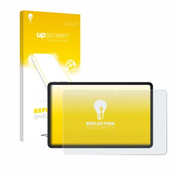 Front side of a product packaging with the brand logo upscreen. Next to it is the device Doogee V Pad 12