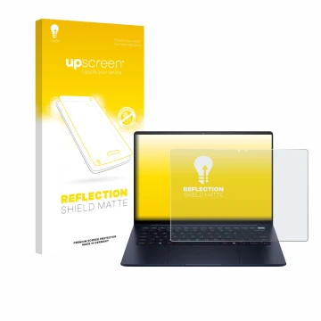 Front side of a product packaging with the brand logo upscreen. Next to it is the device HP EliteBook Ultra 14 G1i shown with 