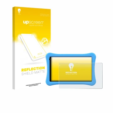 Front side of a product packaging with the brand logo upscreen. Next to it is the device Awow funtab 1001 10.1