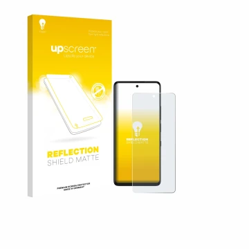 Front side of a product packaging with the brand logo upscreen. Next to it is the device TCL 50 Pro NXTPaper 5G shown with the
