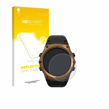 Front side of a product packaging with the brand logo upscreen. Next to it is the device Shearwater Teric dive computer shown 