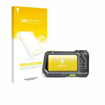 Front side of a product packaging with the brand logo upscreen. Next to it is the device Teslong NTS500 shown with the corresp