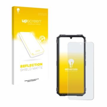 Front side of a product packaging with the brand logo upscreen. Next to it is the device Cubot King Kong 11 shown with the cor