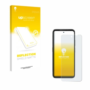 Front side of a product packaging with the brand logo upscreen. Next to it is the device Ulefone Armor 23 Ultra shown with the