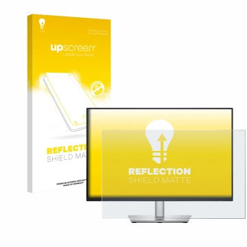 Front side of a product packaging with the brand logo upscreen. Next to it is the device Dell Pro 24 Plus P2425 shown with the