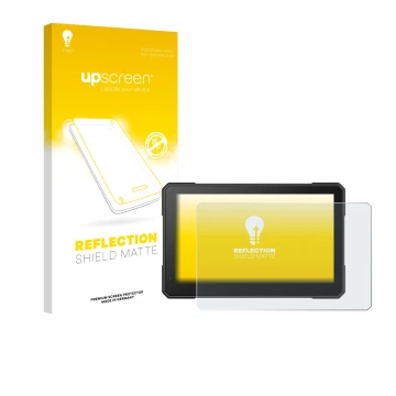 Front side of a product packaging with the brand logo upscreen. Next to it is the device Interphone Sync 70 Essential shown wi