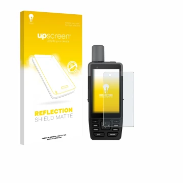 Front side of a product packaging with the brand logo upscreen. Next to it is the device Garmin GPSMAP H1 shown with the corre