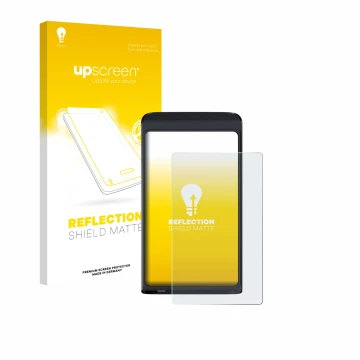 Front side of a product packaging with the brand logo upscreen. Next to it is the device Vasco Translator Q1 shown with the co