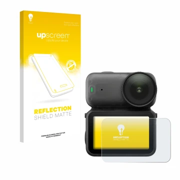 Front side of a product packaging with the brand logo upscreen. Next to it is the device DJI Osmo Nano shown with the correspo