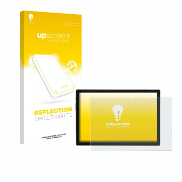 Front side of a product packaging with the brand logo upscreen. Next to it is the device Antemper D115 10.1