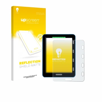 Front side of a product packaging with the brand logo upscreen. Next to it is the device Vakaros Atlas 2 / Edge shown with the