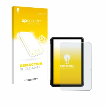 Front side of a product packaging with the brand logo upscreen. Next to it is the device Blackview Active 7 shown with the cor