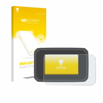 Front side of a product packaging with the brand logo upscreen. Next to it is the device Honda CB125R 2024 shown with the corr